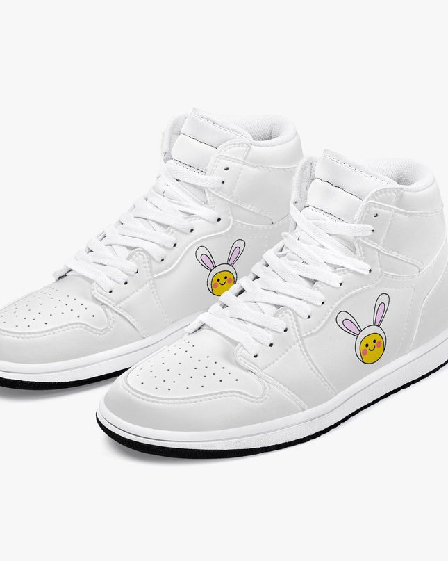 Jacki Easlick Lux Bunny High-Top Leather Sneakers