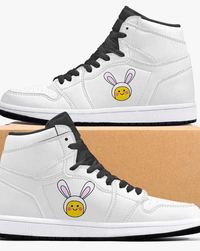 Jacki Easlick Lux Bunny High-Top Leather Sneakers