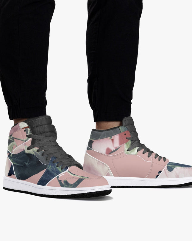 Jacki Easlick Floral Garden High-Top Leather Sneakers