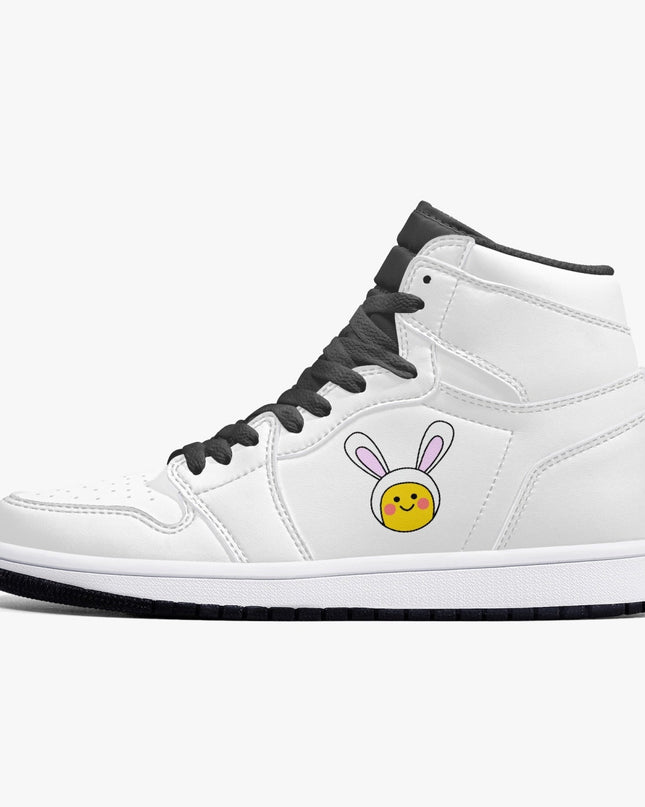 Jacki Easlick Lux Bunny High-Top Leather Sneakers