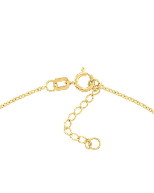 14K Gold Evil Eye Anklet