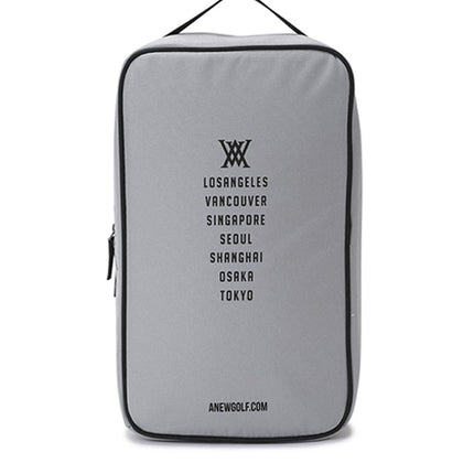 ANEW Golf: Men's Color Block Double Velcro Sneakers - Black