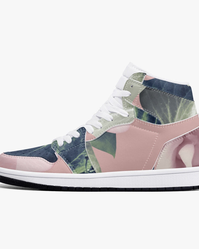 Jacki Easlick Floral Garden High-Top Leather Sneakers