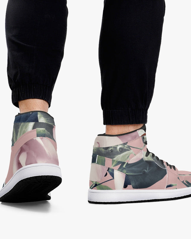 Jacki Easlick Floral Garden High-Top Leather Sneakers