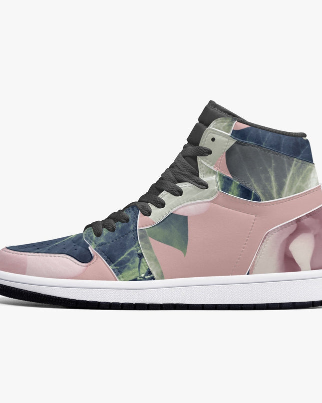 Jacki Easlick Floral Garden High-Top Leather Sneakers