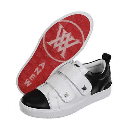 ANEW Golf: Men's Color Block Double Velcro Sneakers - Black