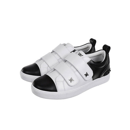 ANEW Golf: Men's Color Block Double Velcro Sneakers - Black
