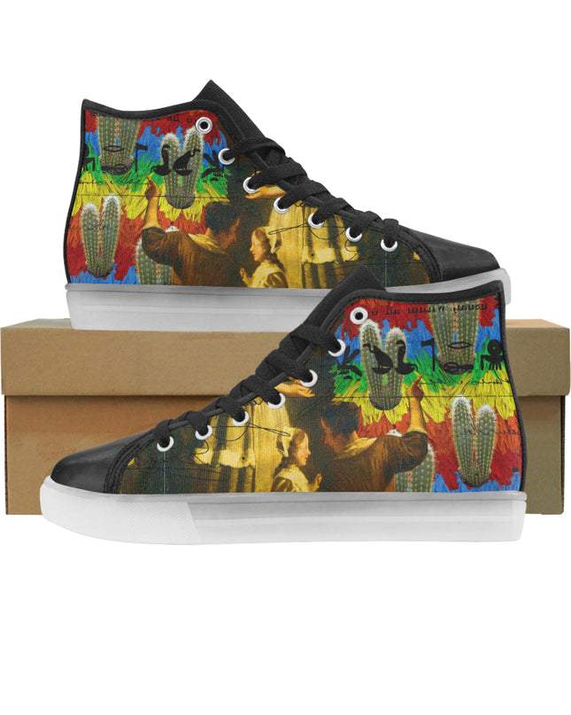 AND THIS, IS THE RAINBOW BRUSH CACTUS. II Light Up Men's Sneakers