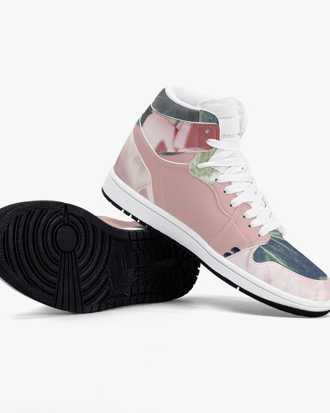 Jacki Easlick Floral Garden High-Top Leather Sneakers