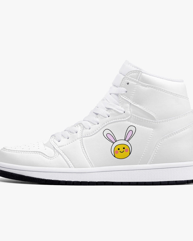 Jacki Easlick Lux Bunny High-Top Leather Sneakers