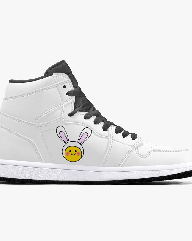 Jacki Easlick Lux Bunny High-Top Leather Sneakers