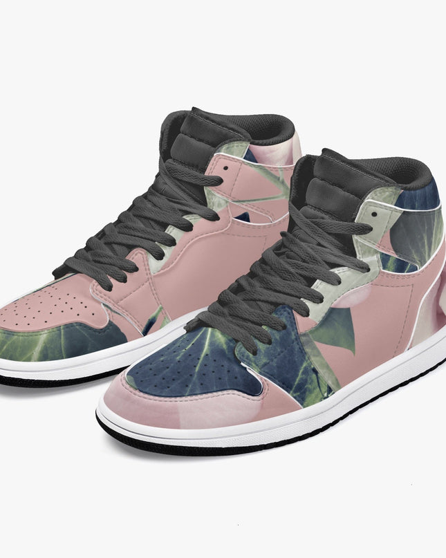 Jacki Easlick Floral Garden High-Top Leather Sneakers
