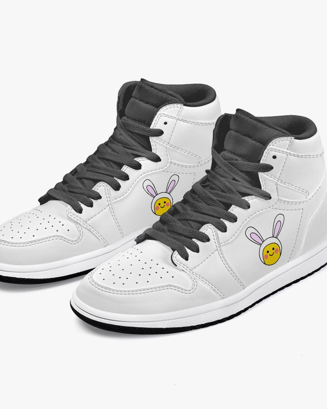 Jacki Easlick Lux Bunny High-Top Leather Sneakers