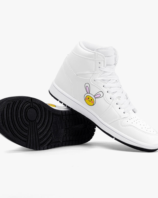 Jacki Easlick Lux Bunny High-Top Leather Sneakers