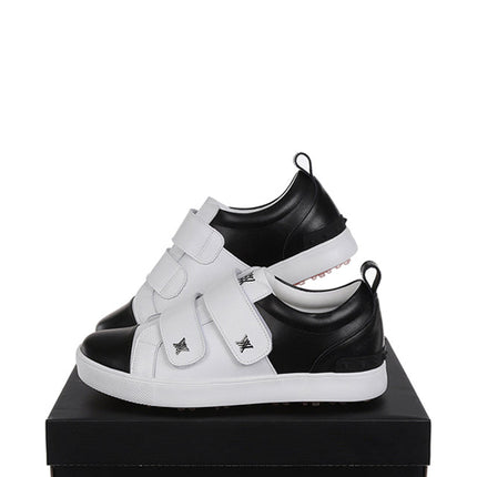 ANEW Golf: Men's Color Block Double Velcro Sneakers - Black