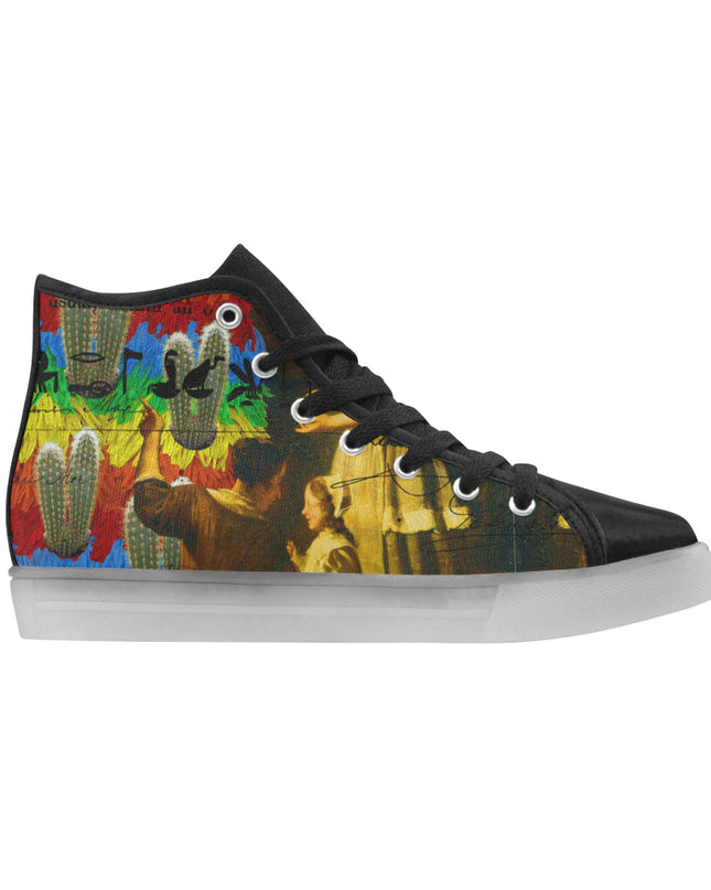 AND THIS, IS THE RAINBOW BRUSH CACTUS. II Light Up Men's Sneakers