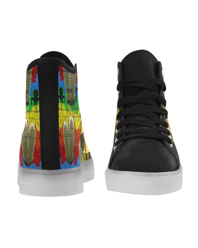 AND THIS, IS THE RAINBOW BRUSH CACTUS. II Light Up Men's Sneakers