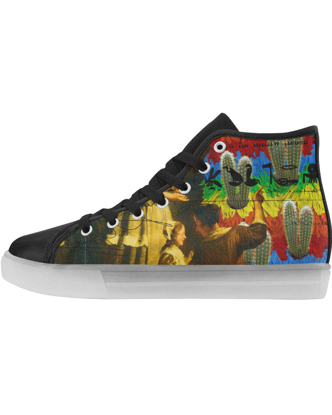 AND THIS, IS THE RAINBOW BRUSH CACTUS. II Light Up Men's Sneakers