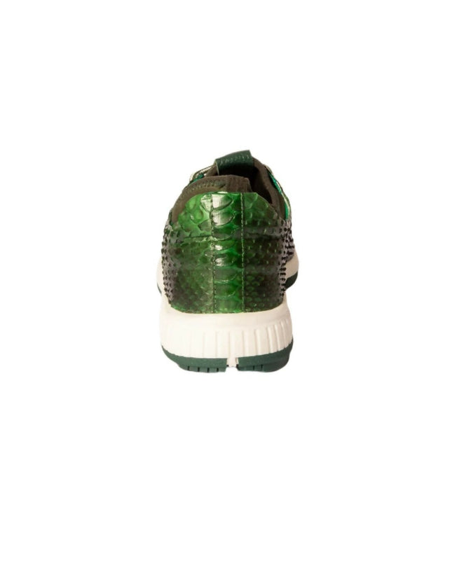 W&H Men's Viper - Python Golf Shoes in Green