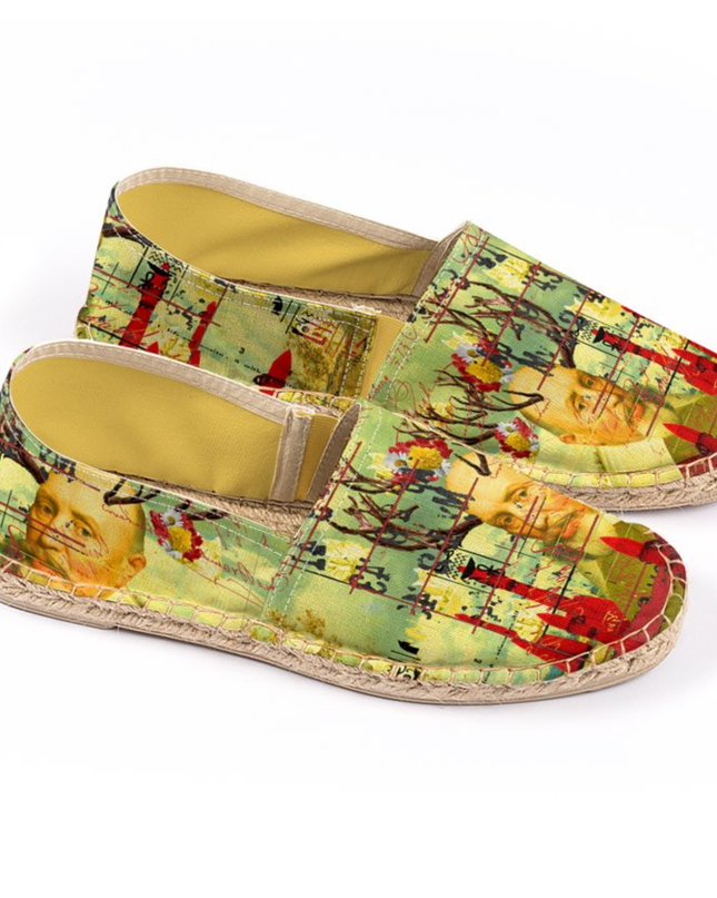 THE CATS' ROCKETS' GUARD Unisex All Over Print Espadrilles