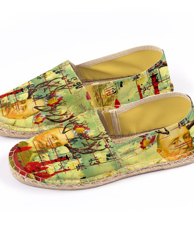 THE CATS' ROCKETS' GUARD Unisex All Over Print Espadrilles