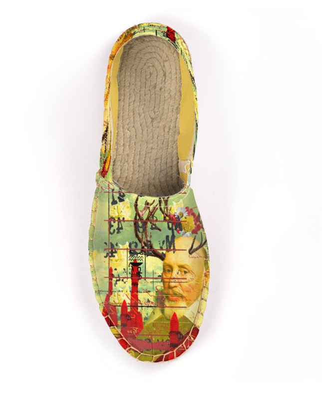 THE CATS' ROCKETS' GUARD Unisex All Over Print Espadrilles