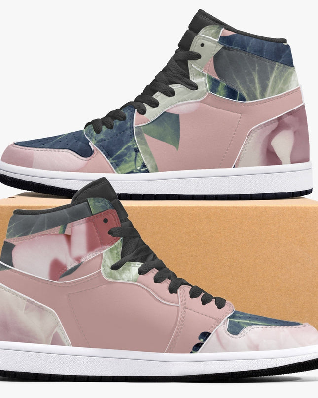 Jacki Easlick Floral Garden High-Top Leather Sneakers