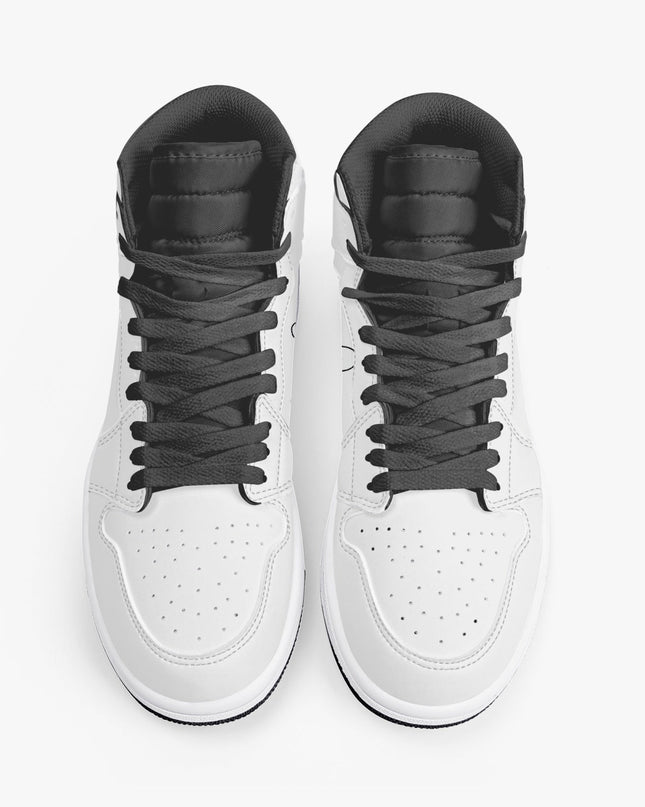 Jacki Easlick Lux Bunny High-Top Leather Sneakers