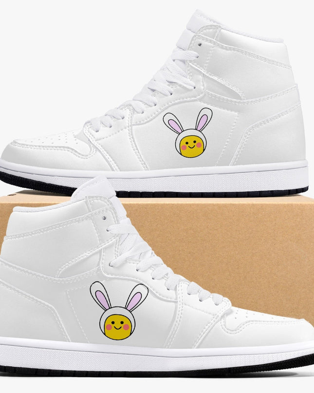 Jacki Easlick Lux Bunny High-Top Leather Sneakers
