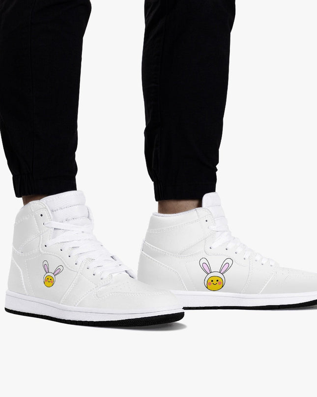 Jacki Easlick Lux Bunny High-Top Leather Sneakers