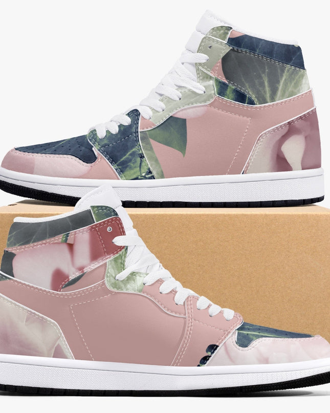 Jacki Easlick Floral Garden High-Top Leather Sneakers