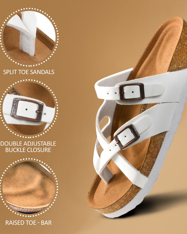 Aerothotic Celestis Women's Soft Footbed Strappy Slide Sandals