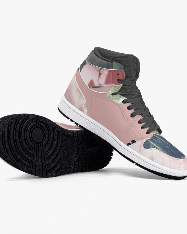 Jacki Easlick Floral Garden High-Top Leather Sneakers