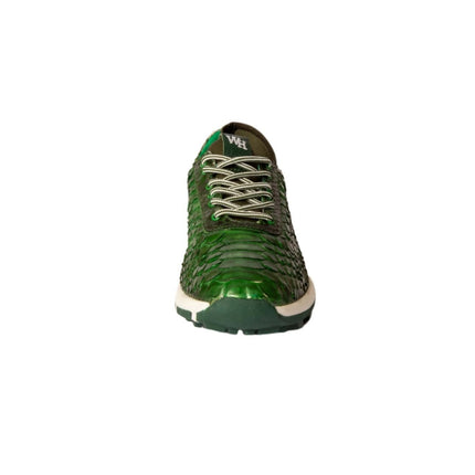 W&H Men's Viper - Python Golf Shoes in Green